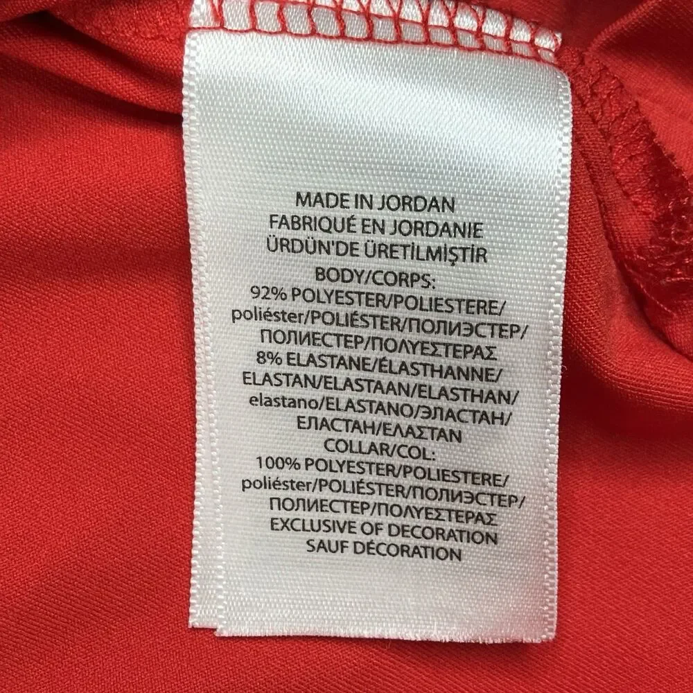 Polo Ralph Lauren Polo Shirt Boys M Red Stretch Short Sleeve Pony Performance